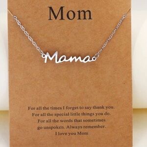 Silver Mama Necklace.‎ New.